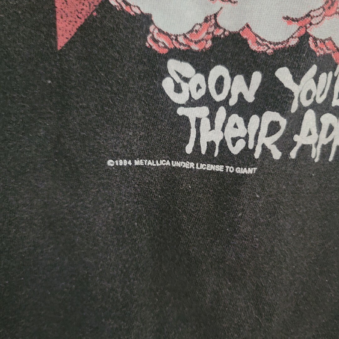 メタリカ両面プリントXLシングルステッチ メンズのトップス(Tシャツ/カットソー(七分/長袖))の商品写真