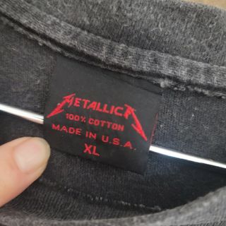 【定番】 METALLICA メタリカ 両面プリント Tシャツ コピーライト