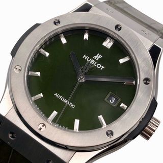 ウブロ HUBLOT ビッグバン メキシコ 310.CI.1190.GR.FMF10 グリーン文字盤 セラミック/チタン 自動巻き メンズ 腕時計