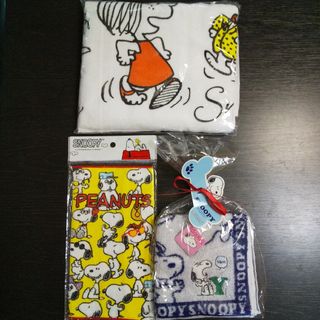 スヌーピー(SNOOPY)のSNOOPYタオル・タオルハンカチ３点セット(タオル)