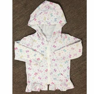 マザウェイズ(motherways)のリボン柄ラッシュガード⭐︎マザウェイズ97㎝（2〜3才サイズ）(Tシャツ/カットソー)