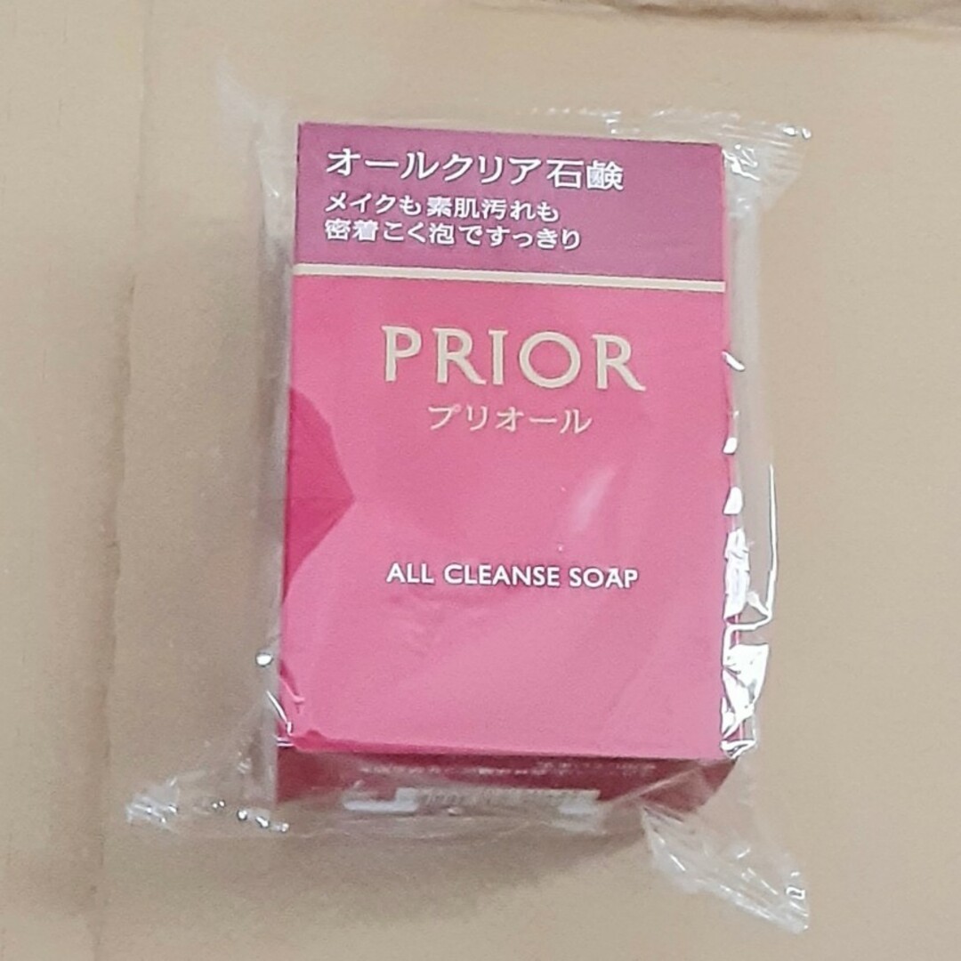 PRIOR(プリオール)の資生堂 プリオール オールクリア石鹸(標準重量100g) コスメ/美容のスキンケア/基礎化粧品(洗顔料)の商品写真