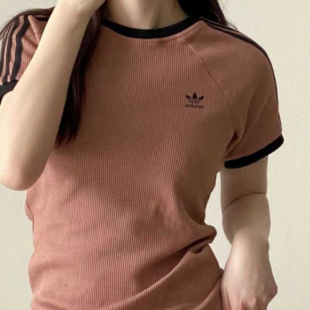 adidas アディダス ワッフルtシャツ 半袖 スリーストライプス Mサイズ