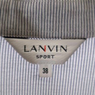 LANVIN - ランバン スポーツ 日本製 ストライプ ボタンダウン 半袖 ...