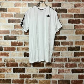 カッパ(Kappa)の【Kappa】バイカラーショルダーロゴTシャツ(Tシャツ/カットソー(半袖/袖なし))