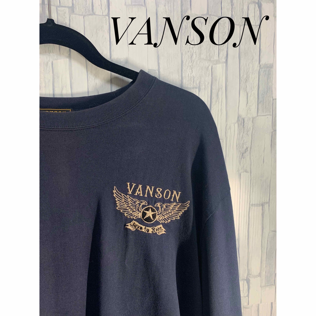 [希少]VANSON バンソン 長袖 カットソー ヴィンテージ メンズのトップス(Tシャツ/カットソー(七分/長袖))の商品写真