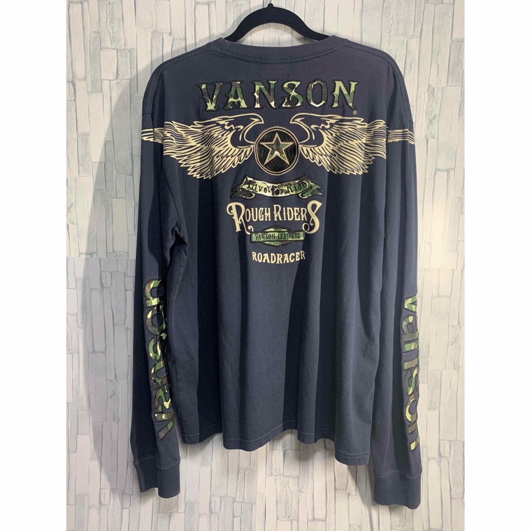 [希少]VANSON バンソン 長袖 カットソー ヴィンテージ メンズのトップス(Tシャツ/カットソー(七分/長袖))の商品写真