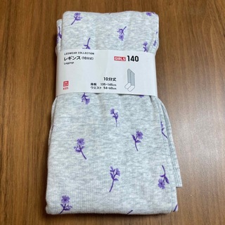 ユニクロ(UNIQLO)のユニクロ　レギンス　140サイズ　10分丈(パンツ/スパッツ)