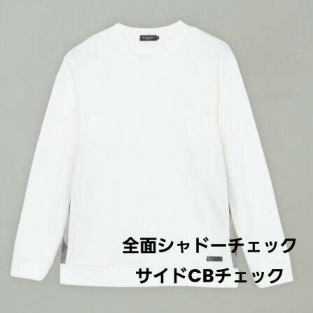 【新品】ブラックレーベルクレストブリッジ 　スウェット　バーバリー　チェック 白