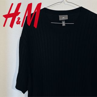 エイチアンドエム(H&M)のH&M ニット カットソー Tシャツ(Tシャツ/カットソー(半袖/袖なし))