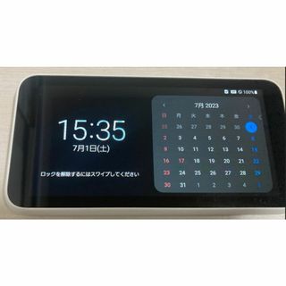 サムスン(SAMSUNG)のau SCR01 Galaxy 5G Mobile Wi-Fi ホワイト(その他)