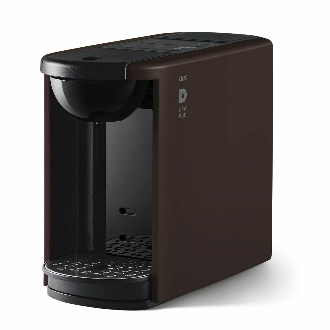 【色: ブラウン】UCC ドリップポッド 一杯抽出 コーヒーマシン カプセル式
