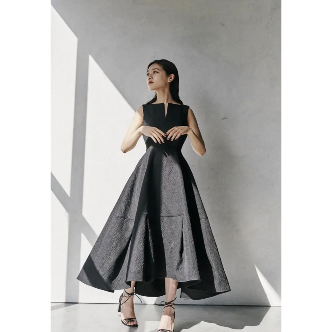 柔らかい Laubeblanc Keyneck Jacquard Dress | maximise.mu