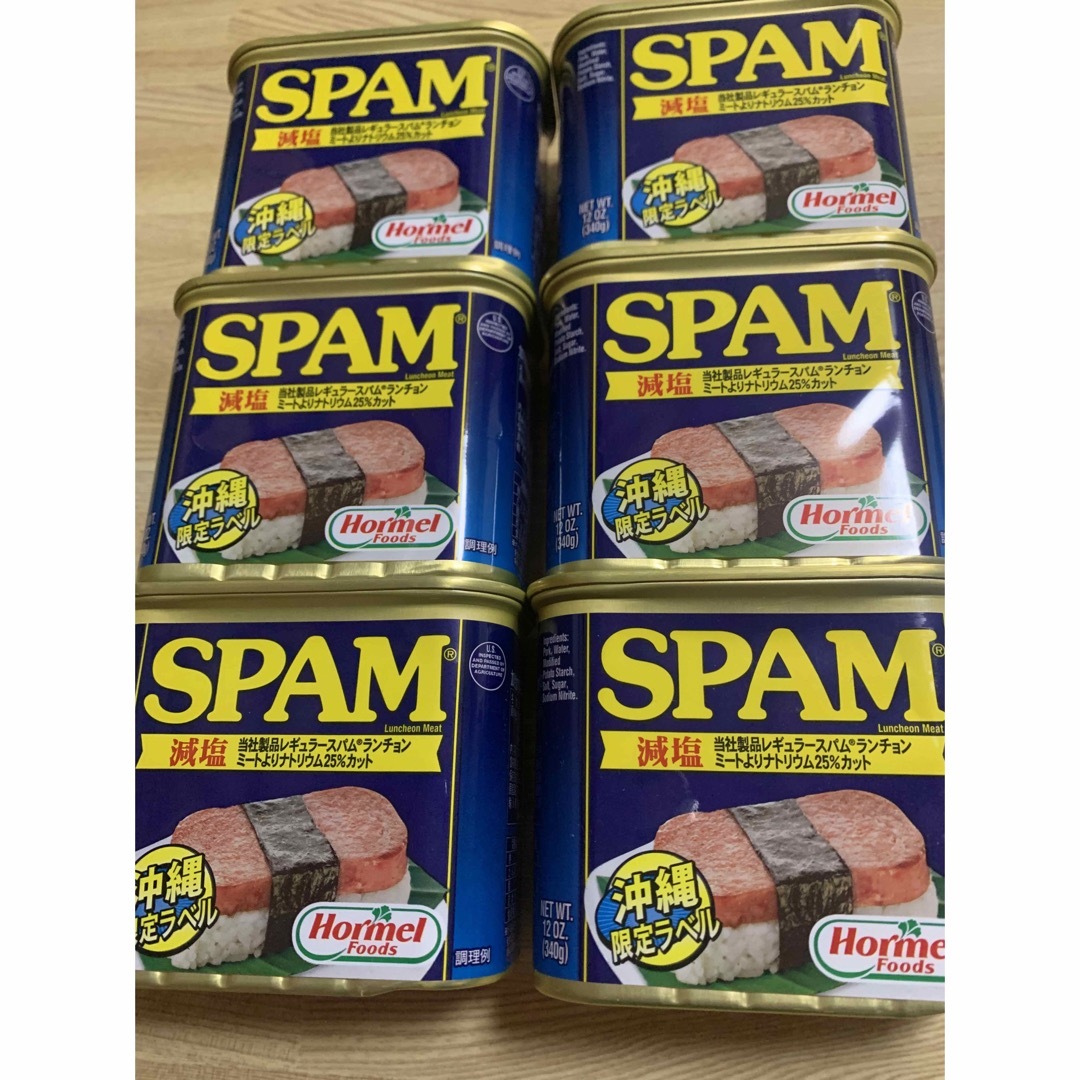 ポーク缶詰め　沖縄　スパム　24缶SET　減塩　】SPAM　肉類(加工食品)