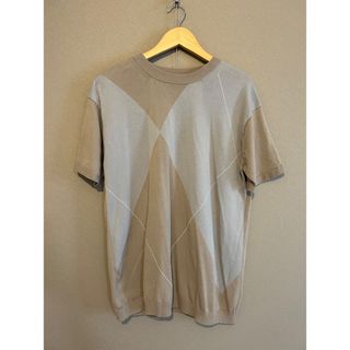 ユナイテッドアローズ(UNITED ARROWS)のユナイテッド・アローズ/半袖/カットソー/Tシャツ/Mサイズ/アーガイルの大柄(Tシャツ/カットソー(半袖/袖なし))