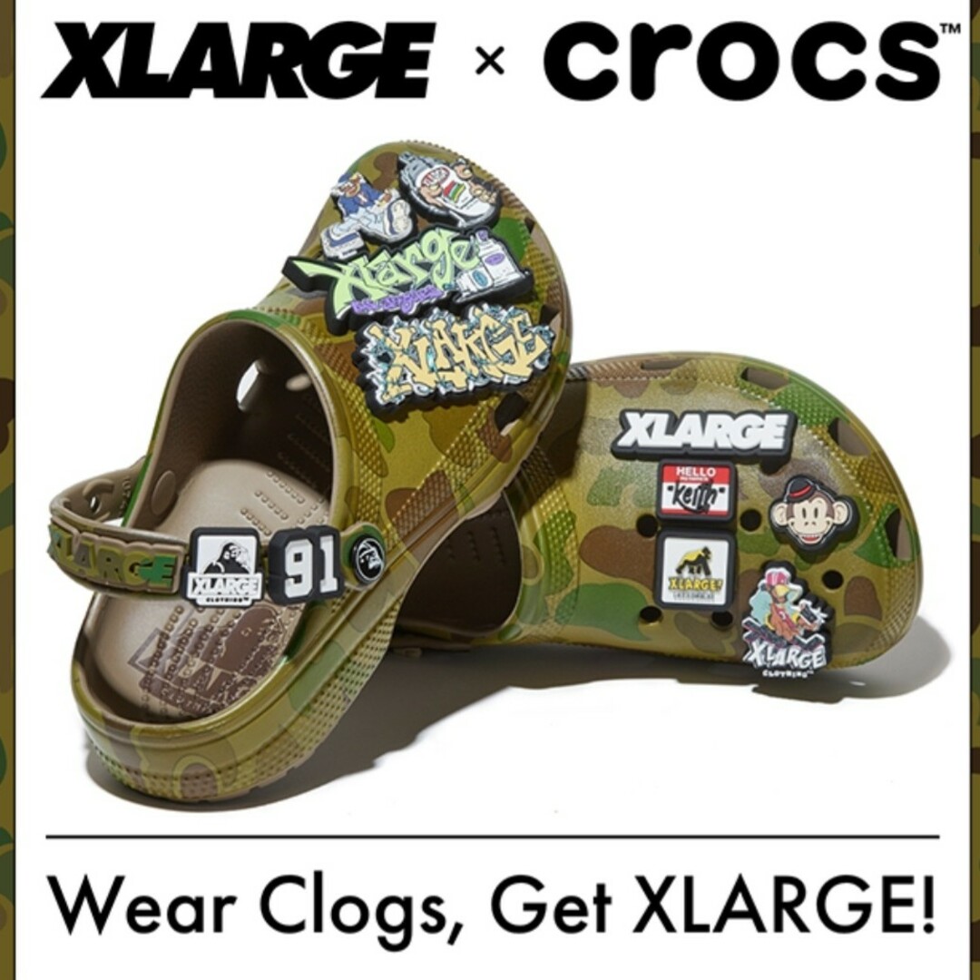 crocs(クロックス)の🌟数量限定品🌟エクストララージ X クロックス クラシック クロッグ メンズの靴/シューズ(サンダル)の商品写真