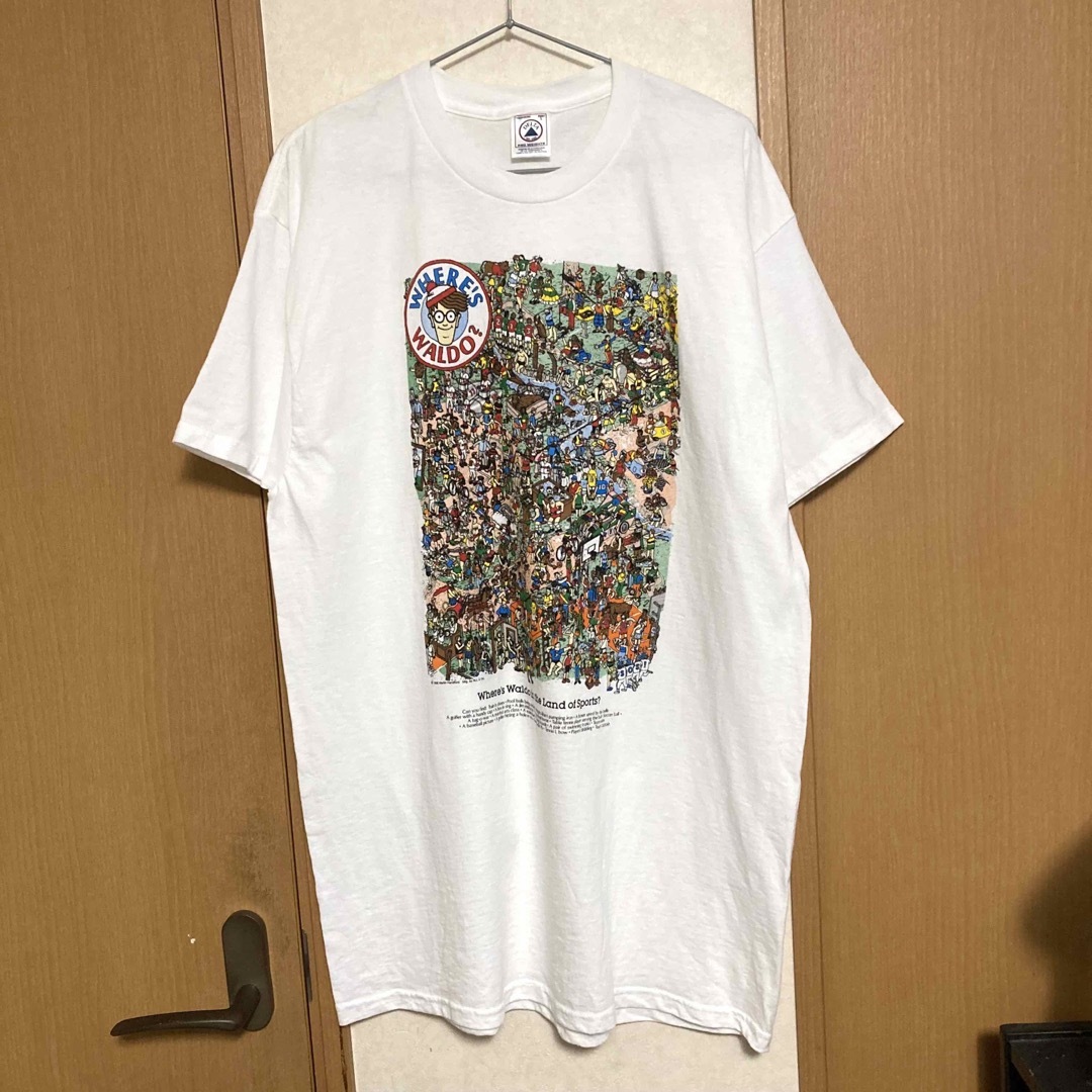 [ワンウォッシュ]US輸入 90s ウォーリーを探せ Tシャツ