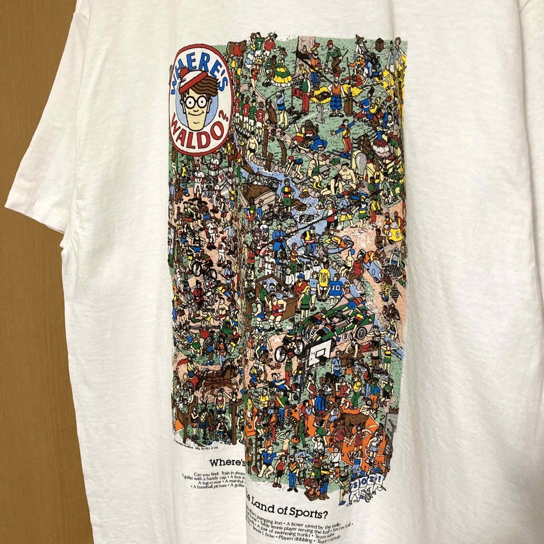 DELTA(デルタ)の[ワンウォッシュ]US輸入 90s ウォーリーを探せ Tシャツ メンズのトップス(Tシャツ/カットソー(半袖/袖なし))の商品写真