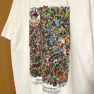 [ワンウォッシュ]US輸入 90s ウォーリーを探せ Tシャツ