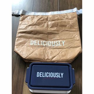 新品 未開封 ジェラートピケ ランチボックス お弁当箱 お箸 スプーン フォーク