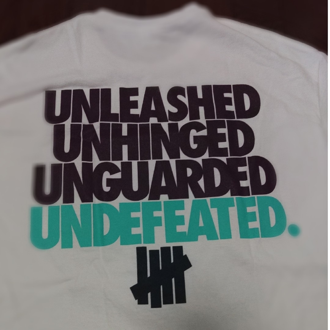 UNDEFEATED(アンディフィーテッド)のUNDEFEATED Tシャツ　M　白 メンズのトップス(Tシャツ/カットソー(半袖/袖なし))の商品写真