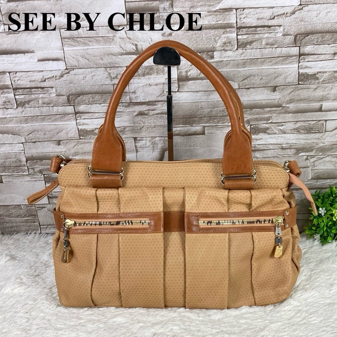 SEE BY CHLOE - 【美品】シーバイクロエ 2WAY ショルダー バッグ 大