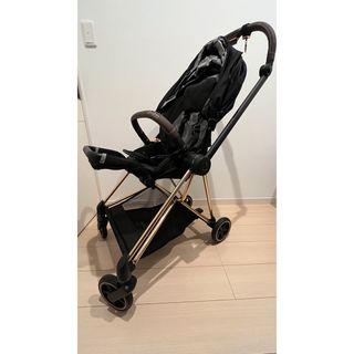 サイベックス(cybex)のおまけアクセサリー付き cybex mios ローズゴールド×ブラック(ベビーカー/バギー)