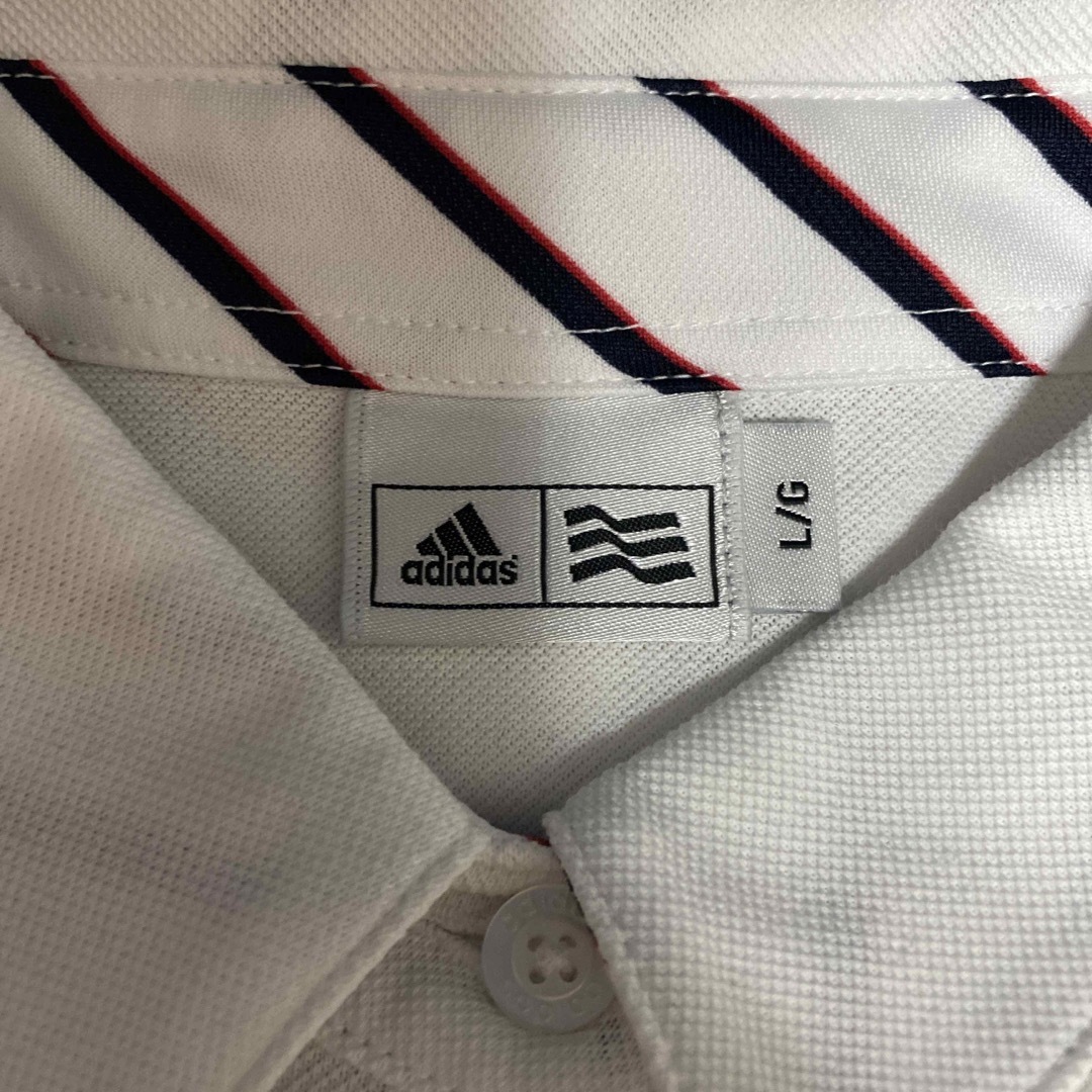 adidas(アディダス)の【匿名配送】adidas golf ポロシャツ レディース Lサイズ スポーツ/アウトドアのゴルフ(ウエア)の商品写真