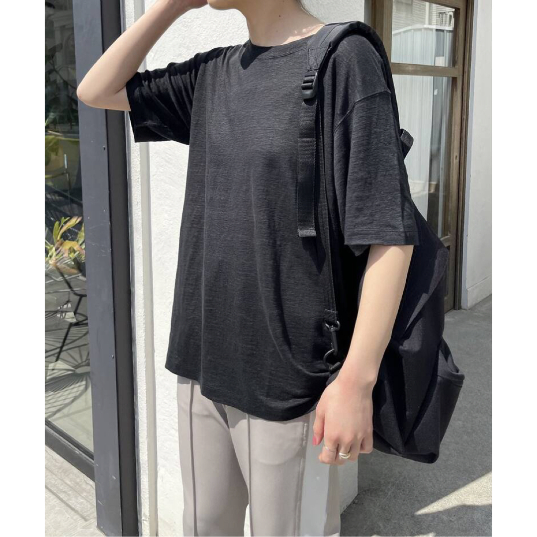 Spick & Span(スピックアンドスパン)のSpick & Span リネン天竺Tシャツ レディースのトップス(Tシャツ(半袖/袖なし))の商品写真