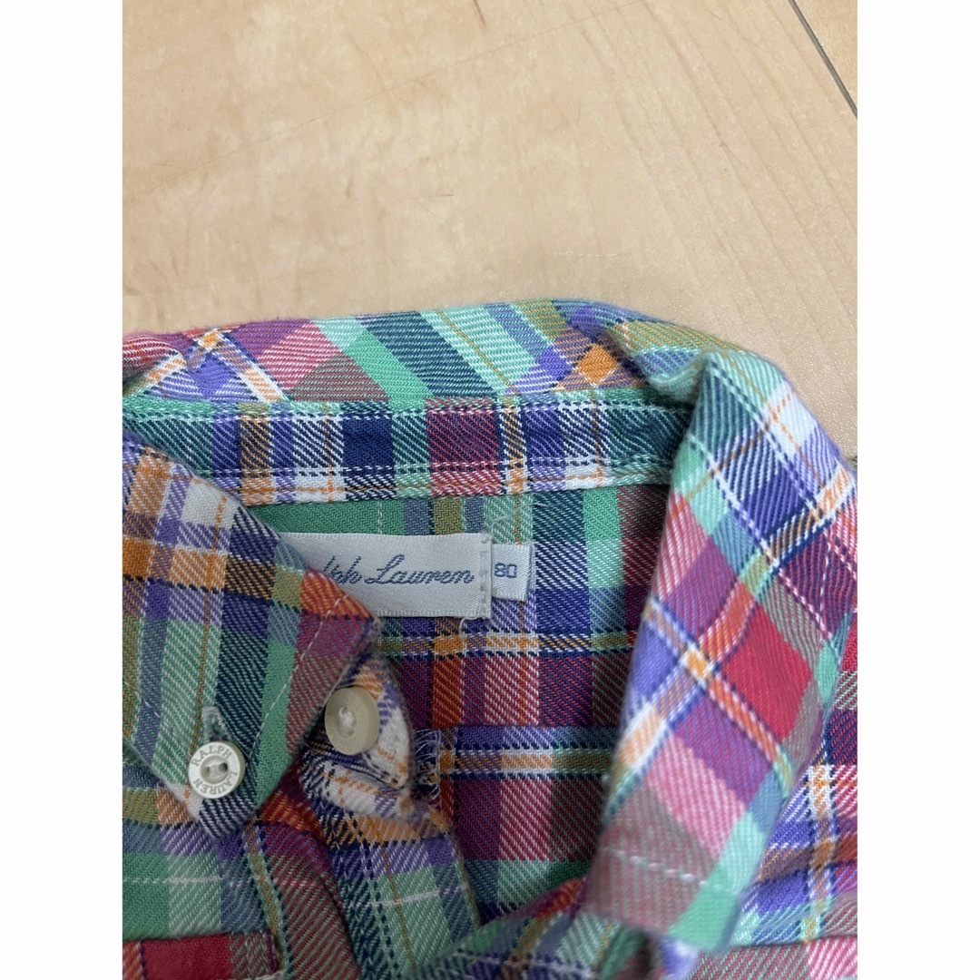 POLO RALPH LAUREN(ポロラルフローレン)のラルフローレン　８０　 キッズ/ベビー/マタニティのベビー服(~85cm)(ロンパース)の商品写真