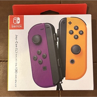 ニンテンドースイッチ(Nintendo Switch)のスイッチ ジョイコン  ネオンパープル/オレンジ(その他)