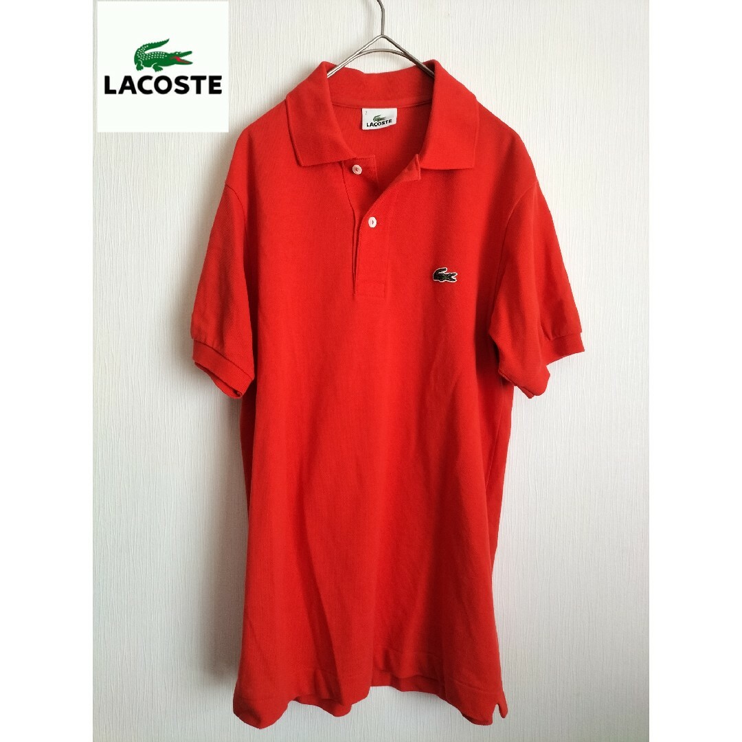 LACOSTE(ラコステ)の[LACOSTEラコステポロシャツオレンジ] メンズのトップス(ポロシャツ)の商品写真