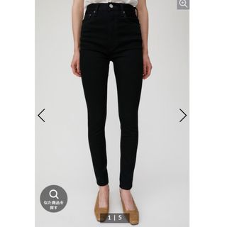 マウジー(moussy)のMOUSSY マウジー / HW Rebirth BLACK SKINNY 美品(スキニーパンツ)