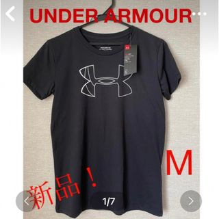 アンダーアーマー(UNDER ARMOUR)のアンダーアーマー　レディース　トップ　Ｔシャツ　M 黒　トレーニング(Tシャツ(半袖/袖なし))