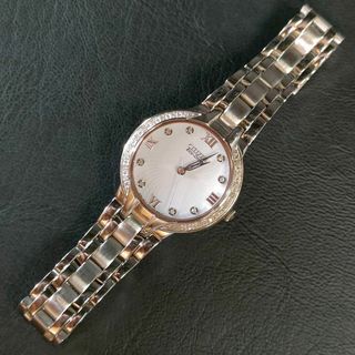 極美品【稼働品】CITIZENシチズン 8Pダイヤインデックス ホワイトソーラー