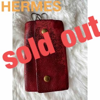 エルメス(Hermes)のエルメスHERMES  キーケース　キーフック　4連(キーケース/名刺入れ)