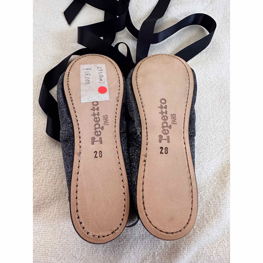 repetto(レペット)のrepetto キッズラメバレエシューズ　28(17.3) 新品 キッズ/ベビー/マタニティのキッズ靴/シューズ(15cm~)(その他)の商品写真