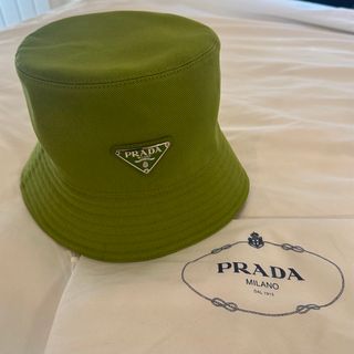 プラダ バケットハット（グリーン・カーキ/緑色系）の通販 6点 | PRADA