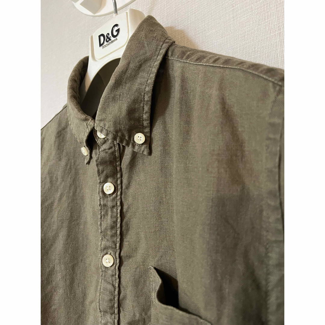 GAP(ギャップ)の00s OLD GAP オールド ギャップ リネン シャツ 麻 プルオーバー メンズのトップス(シャツ)の商品写真