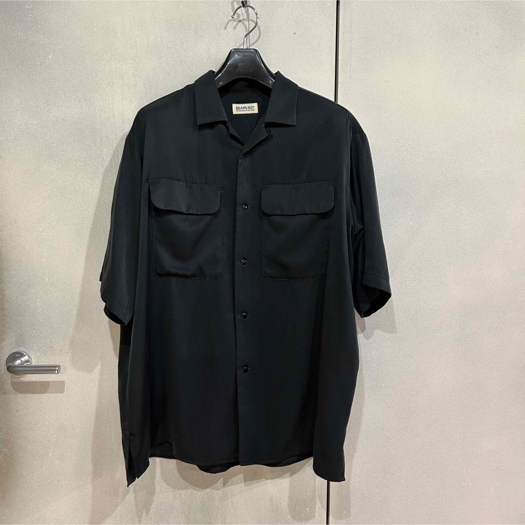 BEAMS BOY(ビームスボーイ)のSALE BEAMS BOY★BLACKシャツ レディースのトップス(シャツ/ブラウス(半袖/袖なし))の商品写真