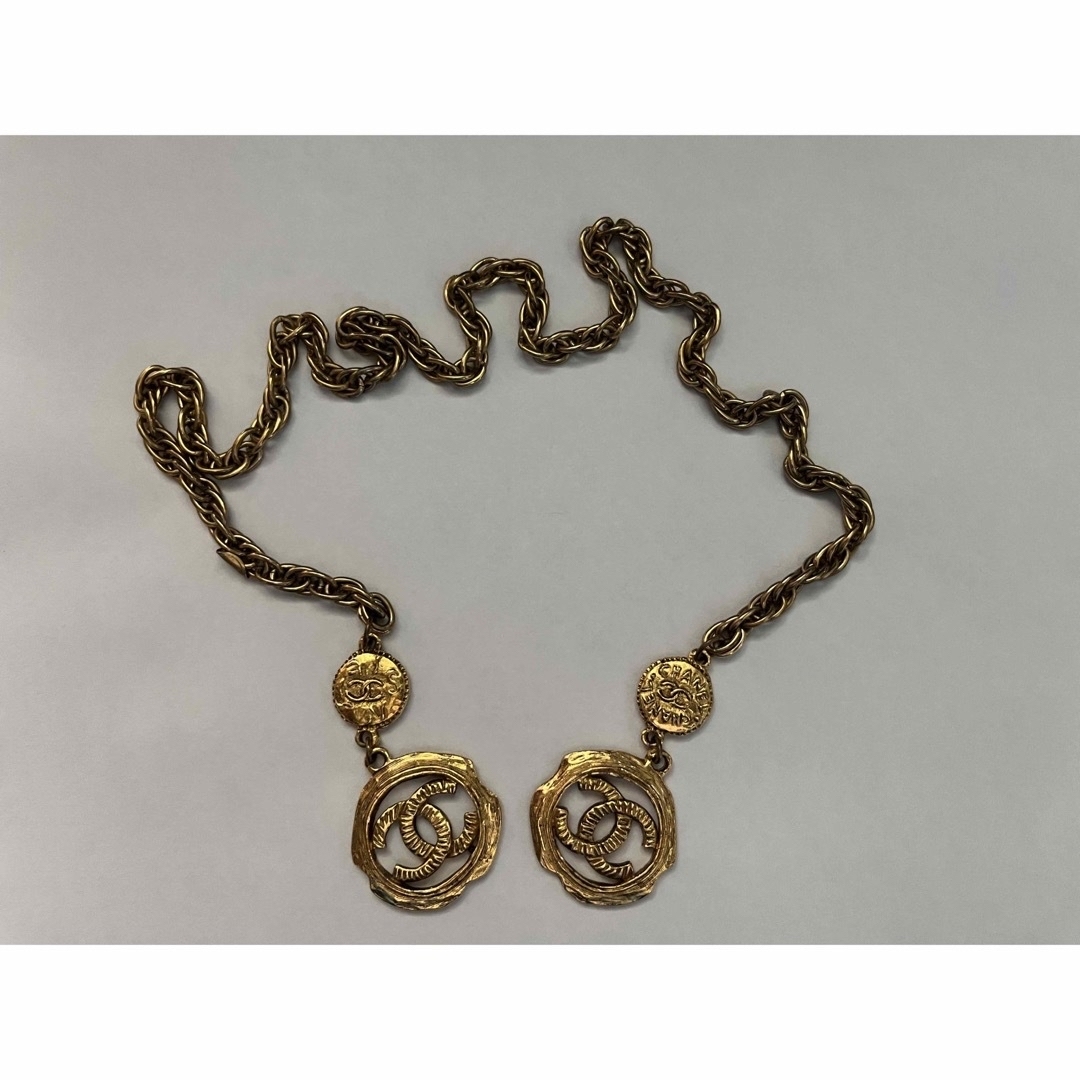 OLD CHANEL シャネル チェーンベルト ゴールド ネックス ココマーク