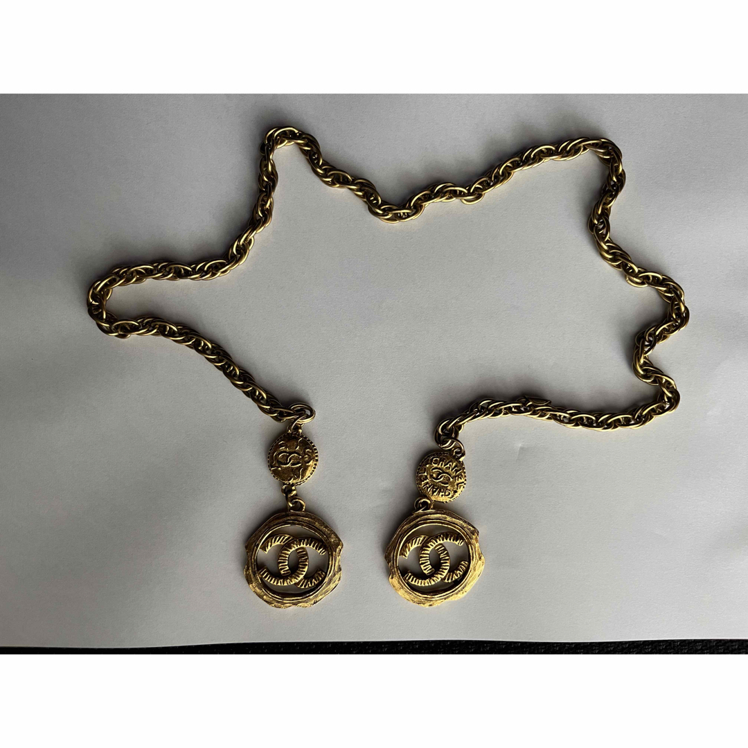 OLD CHANEL シャネル チェーンベルト ゴールド ネックス ココマーク