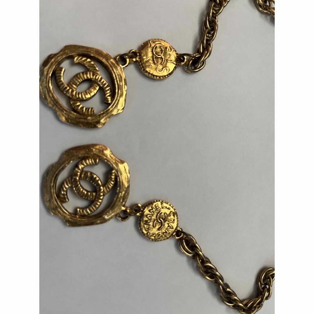 OLD CHANEL シャネル チェーンベルト ゴールド ネックス ココマーク