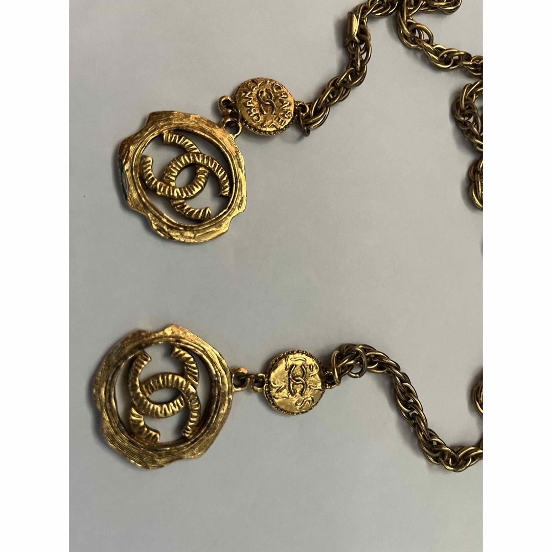 OLD CHANEL シャネル チェーンベルト ゴールド ネックス ココマーク