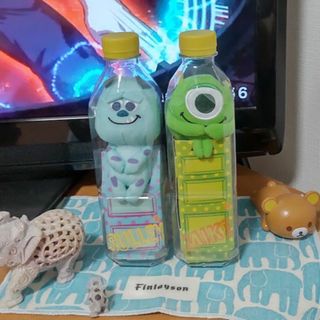 ディズニー　モンスターズインク　サリー＆マイク　ペットボトル人形(アニメ/ゲーム)