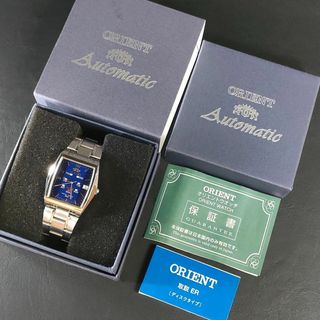 希少美品【稼働品】ORIENT　オリエント　ネイビー　ブルー　PF0D　自動巻き