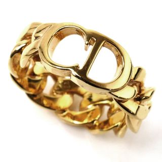 フラワープリント 【最終価格】ディオール Dior ouiリングK18YG 14号