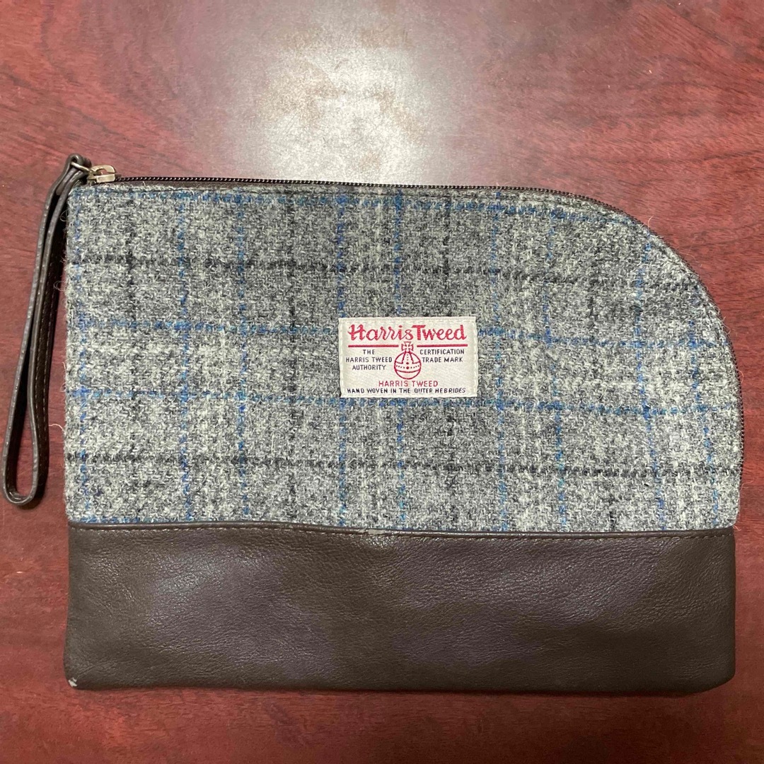 Harris Tweed(ハリスツイード)のハリスツイード　クラッチバッグ メンズのバッグ(セカンドバッグ/クラッチバッグ)の商品写真