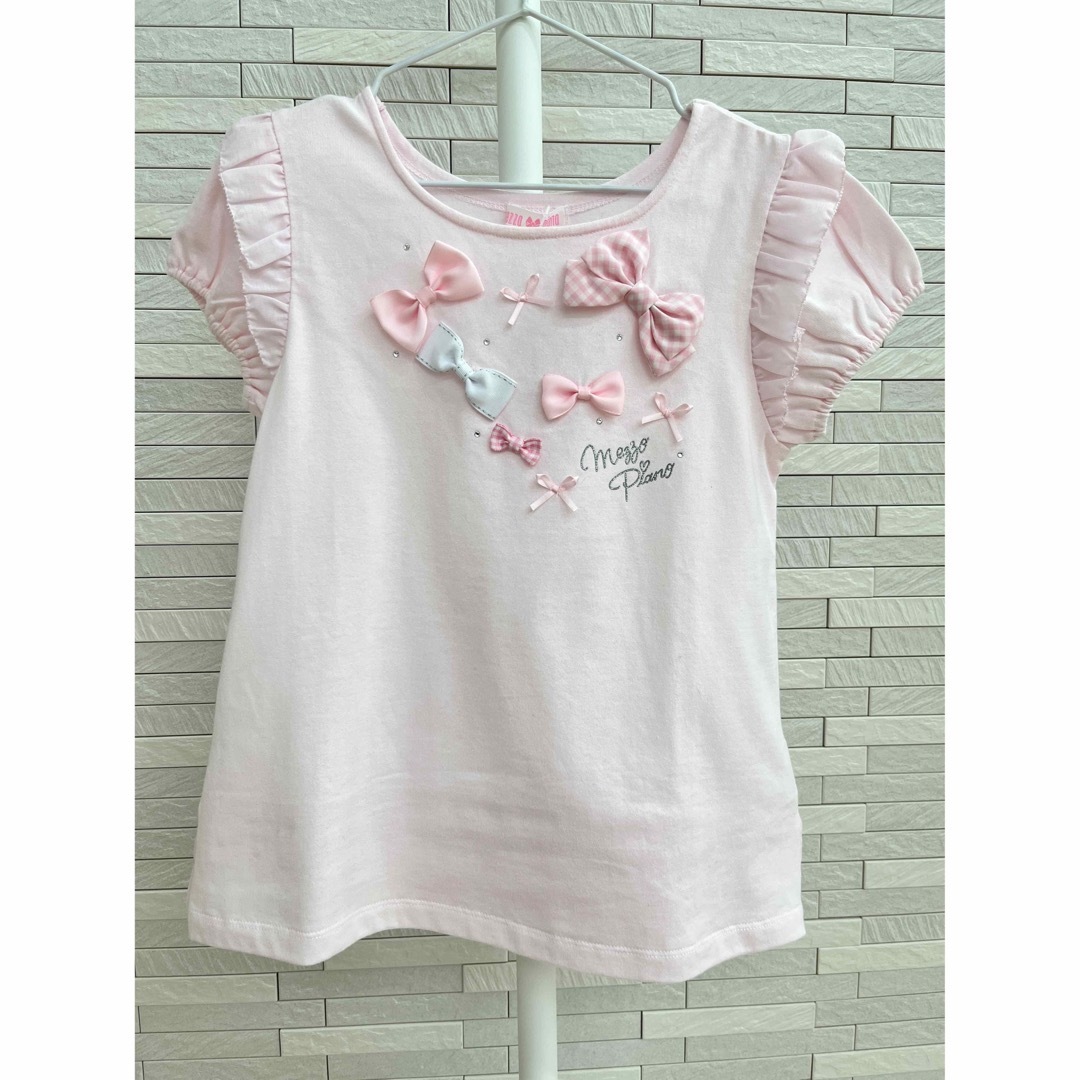 mezzo piano(メゾピアノ)の新品　メゾピアノ　Tシャツ キッズ/ベビー/マタニティのキッズ服女の子用(90cm~)(Tシャツ/カットソー)の商品写真