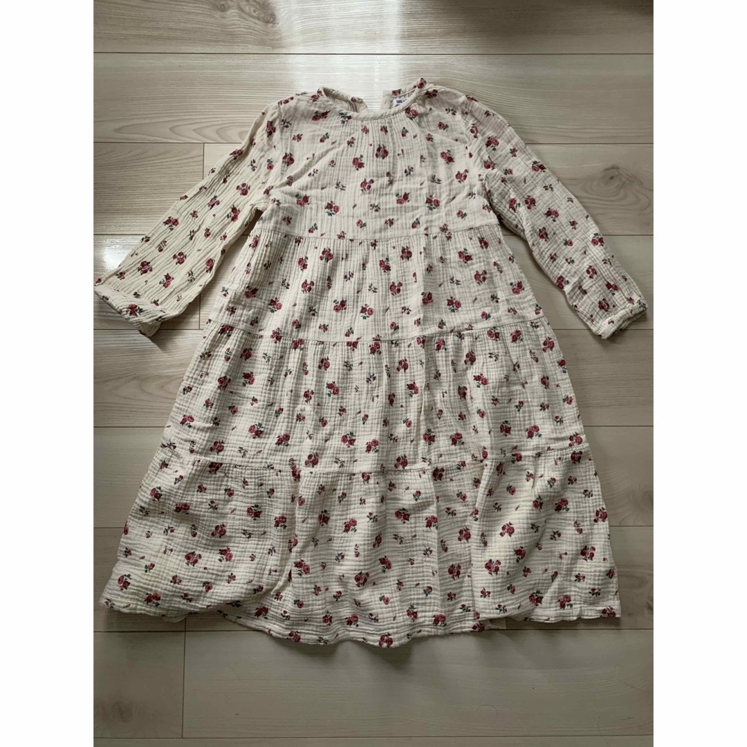 B:MING by BEAMS / 花柄 Wダブルガーゼ ワンピース 120cm キッズ/ベビー/マタニティのキッズ服女の子用(90cm~)(ワンピース)の商品写真